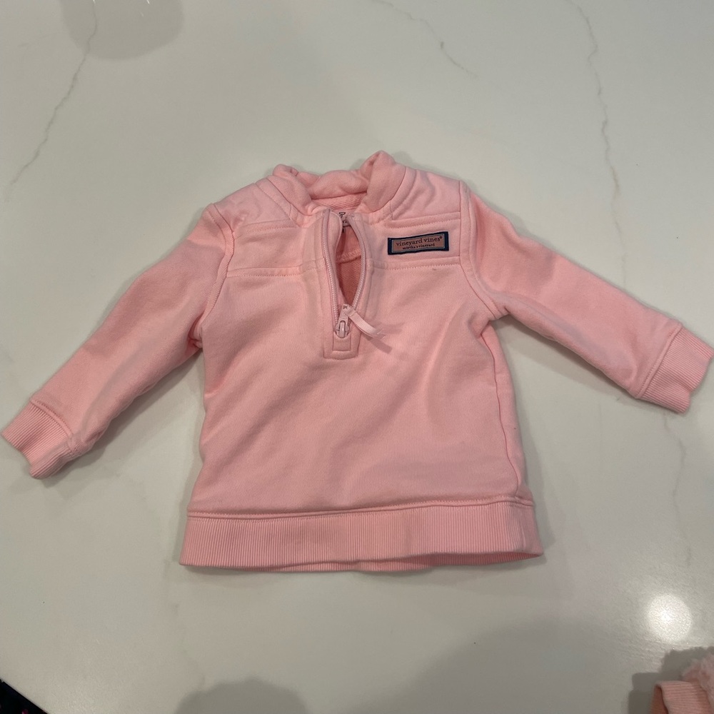 Vineyard Vines toddler (12-18 mo) pullover sweatshirt in pink